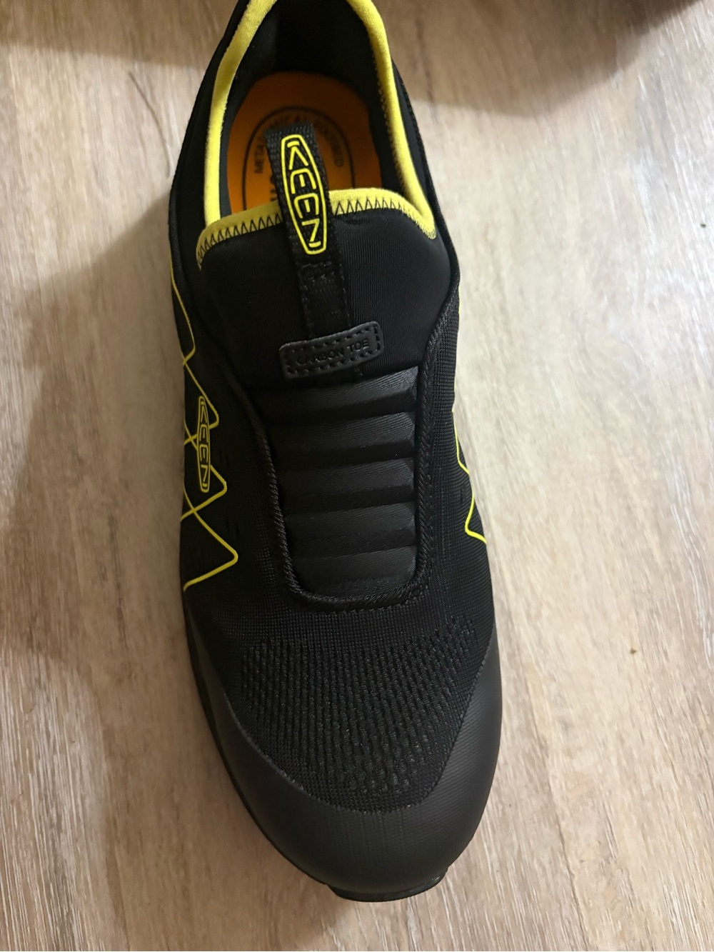 KEEN Men's Black steel toe wide - Picture 7 of 8